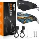 WEST BIKING Anti-Glare Handlebar Bike Mirror - Bike Rear View Mirror With Retractable & 360 ° Adjustable Lens, Foldable Bicycle Mirror For 20-23mm Handlebar (2PCS)