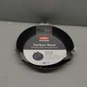 OXO Outdoor Pre-Seasoned Carbon Steel 12" Frying Pan Skillet, Detachable Handle for Easy Storage, Indoor Use, Nonstick with Use, Induction Suitable, Oven & Broiler Safe, Browning, Grill, Sear, Saute, Black