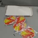 8 PCS Fire Flame Hanging Swirls Garland Banner Fire Truck Party Decorations Firetruck Birthday Decorations Flame Streamers Firefighter Paper Cutouts Fireman Theme Party Supplies for Fire Party Decor