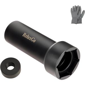 2-1/4" Mainshaft Sprocket Socket Tool with 1/2" Drive, Pulley Wrench Lock Nut Main Shaft Socket Tool for 1Harley Davidson Twin Cam, Dyna, Electra Glide, Heritage Softai, Harley Davidson Specialty Tool
