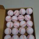 Hxezoc 20 Pieces Mini Baseball Stress Balls Baseball Party Favors Foam Sports Balls Small Squeeze Anxiety Bulk Toy Ball for Kids Birthday Party, School Reward Carnival Party Supplies