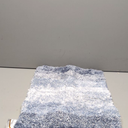 Arotive Microfiber Bathroom Rugs, Shaggy Soft and Absorbent Bath Rug, Non-Slip, Thick Plush Machine Washable Dry Bath Mats for Bathroom, Tub and Shower, 24x16, Light Blue