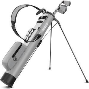 Findway Golf Stand Bag, Small Golf Bag for The Driving Range, Par 3 and Executive Courses, Lightweight Golf Club Carry Bag with Ball Holder and Pockets for Men Women