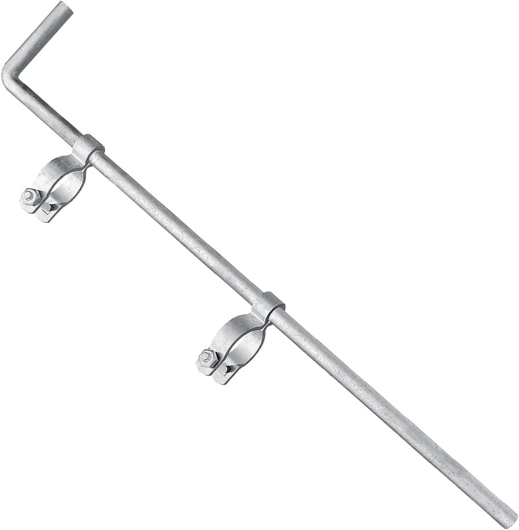 Amoskey Heavy Duty Gate Drop Rod - 1-3/8" 32" for Single or Double Chain Link Fence Gates, 1 Pack