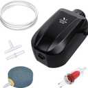 Uniclife Aquarium Air Pump Dual Outlet Fish Tank Aerator with Accessories for 5-200 Gallon Tank