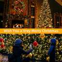 Anycosy Dual Color Change Lights, 165FT 500LED Outdoor/Indoor Waterproof Remote Control Xmas Tree String Lights - 8 Modes, Timer, Warm White/Multi Color