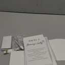 Honoson 279 Pcs Simple White Baby Shower Games Set for 50 Guest, 8 Games Include Baby Shower, Guess Mommy or Daddy, Word Scramble, How Big is Mommys Belly, Pacifier Hunt, Fun and Easy to Play