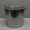 IMUSA USA Stainless Steel Stock Pot 12-Quart, Silver