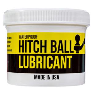 [1 Pack] 4oz Trailer Hitch Ball Lubricant - Grease to Reduce Friction and Wear on Tow Hitch Mount Balls, King Pins, etc. - Waterproof Lube Made in The USA