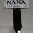 In Loving Memory Nana Memorial - Granite Stone Effect Plaque On Stake