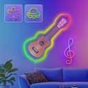 AI LED Neon Rope Light, RGBIC Neon Strip Light with Control of AI Through App & Voice, Compatible with Alexa & Google Assistant, Custom DIY Lighting Effects for Home & Party Decor,16.4ft