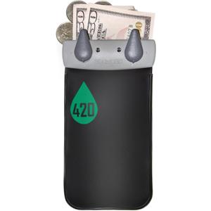 Aquapac Waterproof Phone Case - Black Plastic or Rubber Case for Cellular Phone - Waterproof Case for Music Theme - Whanganui Model (small 5" deep x 3.2' wide, Dark Grey)