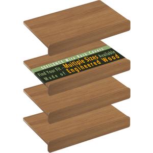 Wire Rack Covers for Shelves, Premium Engineered Wood Wire Shelf Covers for Pantry, Closet(4pcs, 24" W x 16" D), 24"W16"D