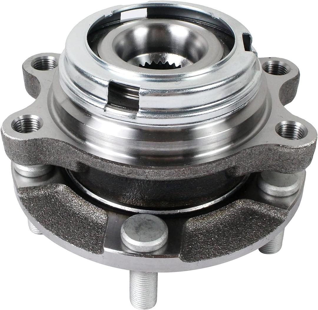 HA590125 AWD Front Wheel Bearing and Hub Assembly Compatible with Infiniti G25 G35 G37 Q40 Q50 Q60 Q70 Q70L QX50 QX70 EX35 FX35 EX37 FX37 FX45 FX50 M35 M37 M45 M56