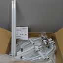 3 Packs Christmas Spiral Tree with Lights, 3/4/5 FT Lighted Xmas Collapsible Tree with Metal Stakes for Indoor & Outdoor, Yard, Porch, Garden Holiday Decor (Multi-Color, 3-4-5 FT)