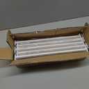 Zruitong 5 Pack Drawer Dividers 3.7" High Slim Organizers Expandable 14.8-25.6" Adjustable Separators for Shallow Drawers Kitchen Utensils Baby Clothes Underwear Storage-White