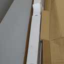 EaseLife 8 FT Brushed Nickel Double Sliding Barn Door Hardware Track Kit,Basic J Pulley,Heavy Duty,Slide Smoothly Quietly,Easy Install (8FT Track Kit for Double 24" Wide Door)