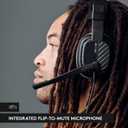 Logitech G Astro A10 Gen 2 Cross-Platform Wired Gaming Headset for PlayStation 5/4, Xbox S|X, Nintendo Switch, PC: 3.5mm Headphone Jack, 32mm Drivers, Flip-to-Mute Mic, Over-Ear - Black/PS Edition