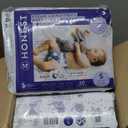 The Honest Company Clean Conscious Overnight Diapers for Sensitive Skin, Hypoallergenic Fragrance-Free Baby Diapers, Cozy Cloud and Star Signs Design, Club Box, Size 5 (27+ lbs), 40 Count