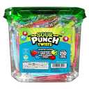 Sour Punch Twists, Sour Candy 3" Individually Wrapped Chewy Candy, 4 Assorted Fruity Flavors (2.6 Lbs)