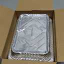 Aluminum Pans with Lids (50-Pack, 8.5"6") 2.25 LB Capacity Foil Food Containers with Lids - 50 Pans and 50 Cardboard Covers - Disposable Tin Foil Pans - for Baking, Meal Prep and Freezer, Takeout