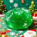 2 x Pink and Green Christmas Crystal Slime 2pack for Kid Christmas Stocking Slime for Kids - Toys Slime Kit Xmas Gifts for Classroom Rewards TeensGirls Boys 4-10 Kids Year Old and Adults
