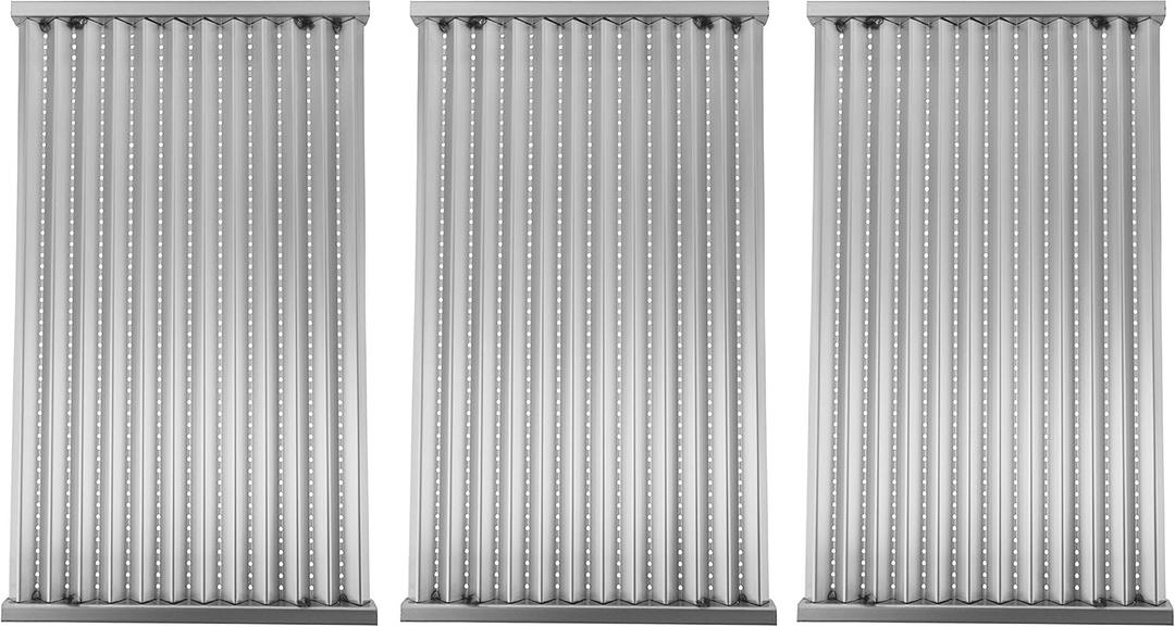 Stainless Steel Cooking Grid for Charbroil 463242715, 463242716, 463276016, 466242715, 466242815 Gas Grill, 3 Pack (Emitter Plates)
