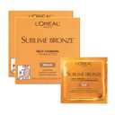 L'Oreal Paris Sublime Bronze Self Tanning Towelettes, Streak-Free, Natural Looking Tan, 6 ct (Medium)