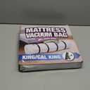 Vacuum Mattress Bag for Memory Foam and Latex with Black Band, Ideal for Convenient Moving, Storage and Transportation (King/California King)