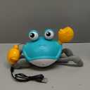 control future Crawling Crab Baby Toy - Infant Tummy Time Toys 3 4 5 6 7 8 9 10 11 12 Babies Boy 3-6 6-12 Learning Crawl 9-12 12-18 Walking Toddler 36 Months Old Music Development 1st Birthday Gifts (Green)