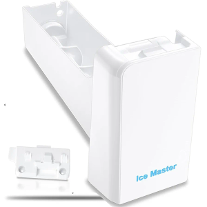 Upgraded RF28HMEDBSR RF25HMEDBSR RF265BEAESR RF263BEAESR RF28JBEDBSG RF26J7500SR Ice Maker DA97-14474C DA97-14474A Refrigerator Ice Bucket Compatible with Samsung Ice Maker Replacement Ice Tray Parts