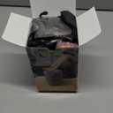 JefDiee Inflatable Foot Rest Pillow, Kids Airplane Bed, Adjustable 3 Layers Height Leg Rest Pillow, Airplane Travel Essentials Great for Office, Home, Trains, Cars (Grey)