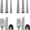 Mikasa Stonewash York 12-Piece Flatware Set, Service For 4