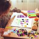 Fancy Land Halloween Crafts for Kids 24 Sets Halloween Foam DIY Doorknob Craft Kits Party Favors Classroom Activities Decorations