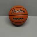 Baden Rival Basketball High-Performance Indoor Ball Durable Composite Cover Official Size 6 & 7 (Orange)