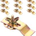 Undermount Sink Clips 10 Pack: Premium Sink Brackets & Sink Mounting Kit, Sink Installation Hardware Clips for Kitchen, Bathroom, Countertop Vanity Sink Supports