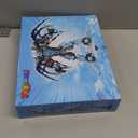 Dinosaur Sets for Boy Age 7 8 9 10 11 12 Years Old, Dragon Building Toy for Kids Christmas Halloween Birthday Gift (2 in 1) (Large, Blue)