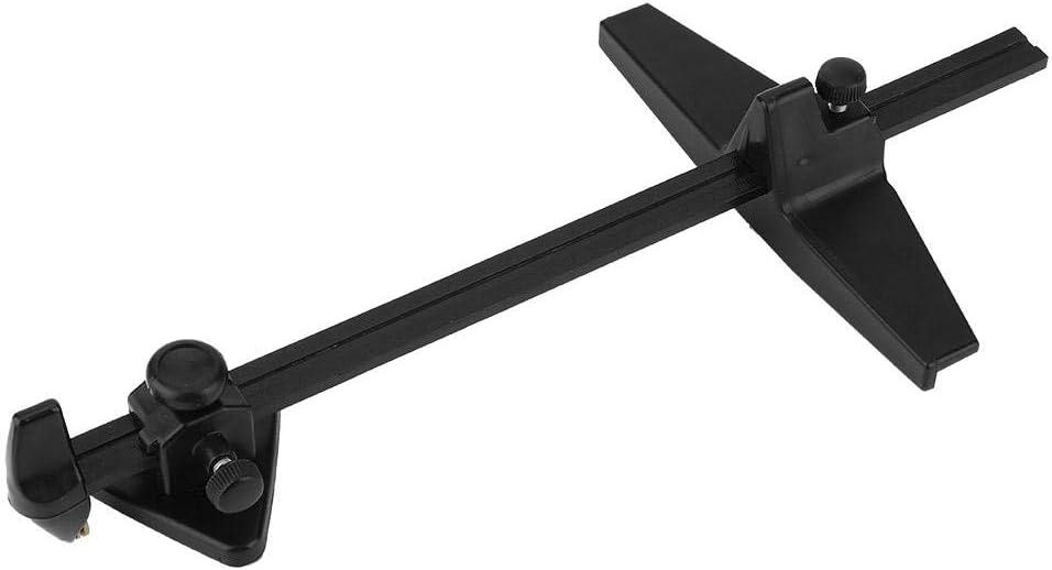 Professional Glass Cutter Tool Adjustable Circle and Strip Cutting System with Carbide Wheels for Stained Glass, 3-30cm Width & 8-60cm Diameter Range