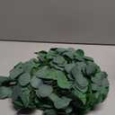 CQURE 8Pcs Eucalyptus Garland,Artificial Eucalyptus Leaves Table Greenery Garland Wreath Spring Vines for Wedding Party Table Bedroom Wall Room Decor