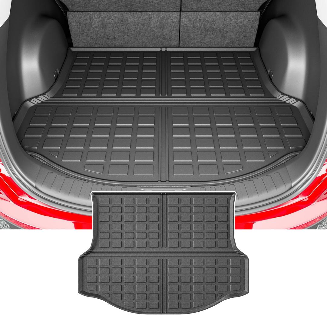 powoq Cargo Mat Compatible with 2013-2018 Toyota RAV4 Trunk Mat All Weather TPE Trunk Liner Cargo Liner Replacement for 2013 2014 2015 2016 2017 2018 Toyota RAV4 Accessories