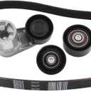 MOTOKU Belt Tensioner and Serpentine Belt Pulley for BMW 530i 2017, 535i 2010-2017, 540i 2017, 640i 2012-2018, 740i 2013-2015, 740Li 2013-2015, X5 2011-2018, X6 2010-2019 3.0 L6