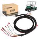 10L0L Golf Cart Control Wiring Harness fit EZGO Electric&Gas TXT PDS Models 36V/48V,OEM 74324-G01,74324-G02