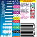 Piksters Interdental Brushes, 40 pk, Size 00, Interdental Tooth Brush for Extremely Tight Gaps, Gum Soft Bristles for Plaque Removal, Safe for Braces (40 Count (Pack of 1))