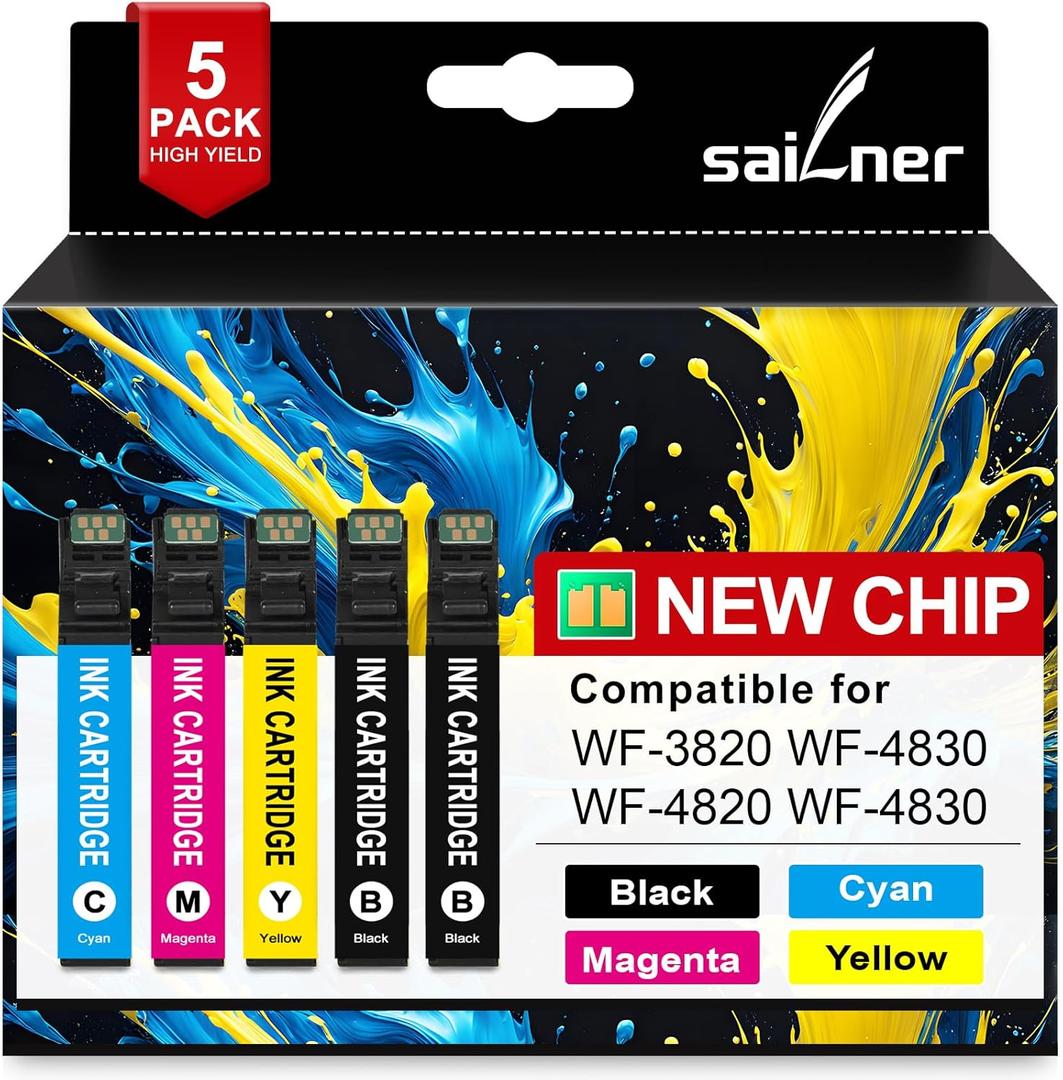 SAILNER Remanufactured Ink Cartridge Replacement for 822XL Ink Cartridges