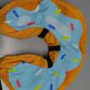 BENCMATE Inflatable Dog Cone Collar Alternative, Soft Dog Cone for  Dogs and Cats, Neck Recovery ECollar Donut Collar After Surgery (Medium+, Donut-Blue)