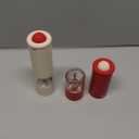 Electric Salt and Pepper Grinder Set, Today Deals Prime, Valentine's Day Gift, USB Rechargeable Adjustable Coarseness Automatic Salt Pepper Mill Shakers/Grinder Kitchen Spice Mill (Beige-1pc & Red-1pc)