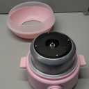 Cotton Candy Machine for Kids & Family, Mini Cotton Candy Maker with 10 Sticks & Sugar Scoop, Home Birthday Family Party Christmas Gift (Pink)