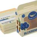 1/2 Pint Paper Berry Baskets  Food-Grade Produce Containers for Blueberries  Vented, Eco-Friendly, FSC-Certified Blueberry Storage Gift Boxes for Farmers Market & Home Use (Pack of 25)