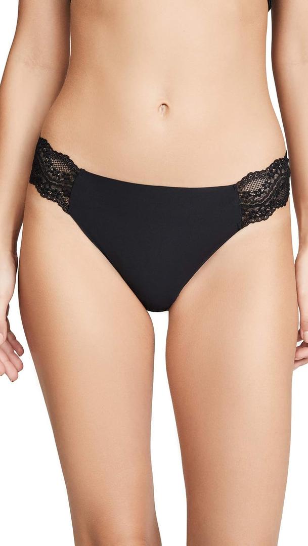 b.tempt'd Women's B.Bare Thong Panty (Large, Night)