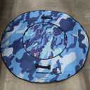 Toffos 57" Snow Tube with Premium Nylon Cover, Heavy Duty Snow Sled for Kids and Adults with Thickened Bottom, Inflatable Cold Resistance Sledding Toboggan Winter Outdoor Skiing Fun Toys